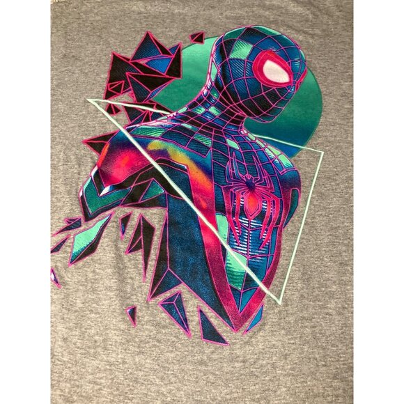 Spiderman Shirt Large 10-12 Marvel Gamerverse Superhero T-Shirt Tee - Picture 2 of 6